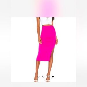 superdown Tiffani Ruched Midi Skirt